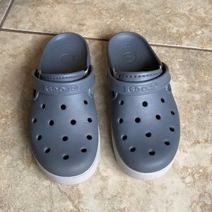 Gray crocs